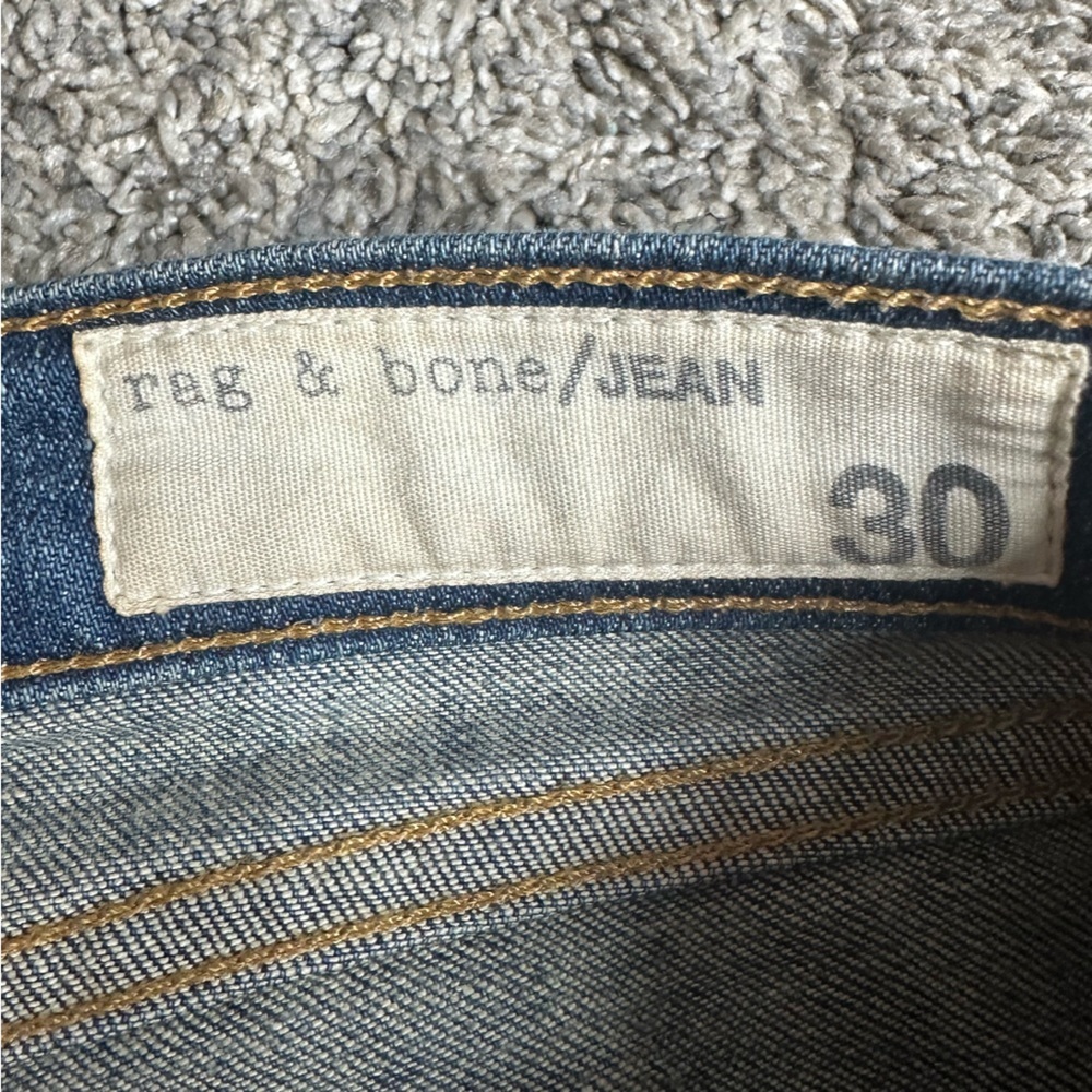 Rag & Bone The Dre Boyfriend Golden Wash Jeans 30 10 slim straight low rise - Picture 11 of 16